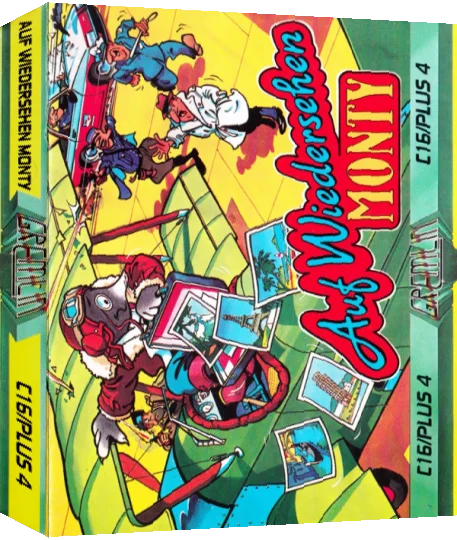 Auf Wiedersehen Monty — box-3D (EU)