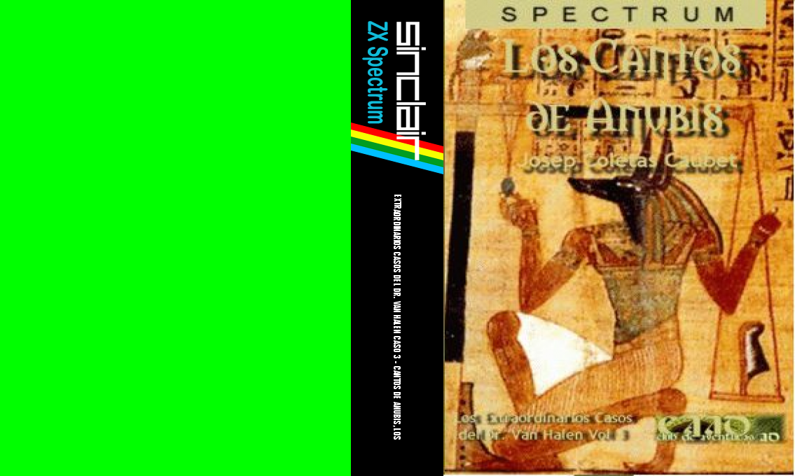Extraordinarios Casos Del Dr. Van Halen Caso 3 - Cantos De Anubis, Los — box-texture (WOR)