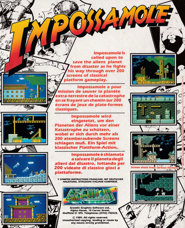 Impossamole — box-2D-back (EU)