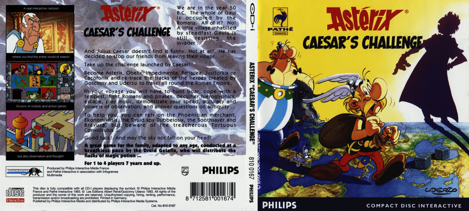 Asterix - Le Defi de Cesar — box-texture (EU)