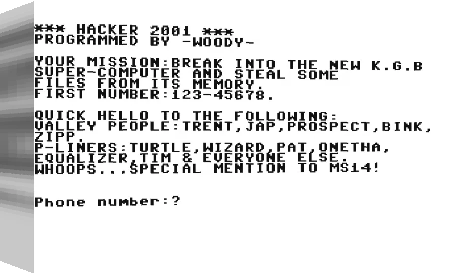 Hacker 2001 — box-3D (WOR)