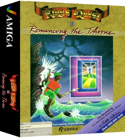 King's Quest II - Romancing the Throne — box-3D (WOR)