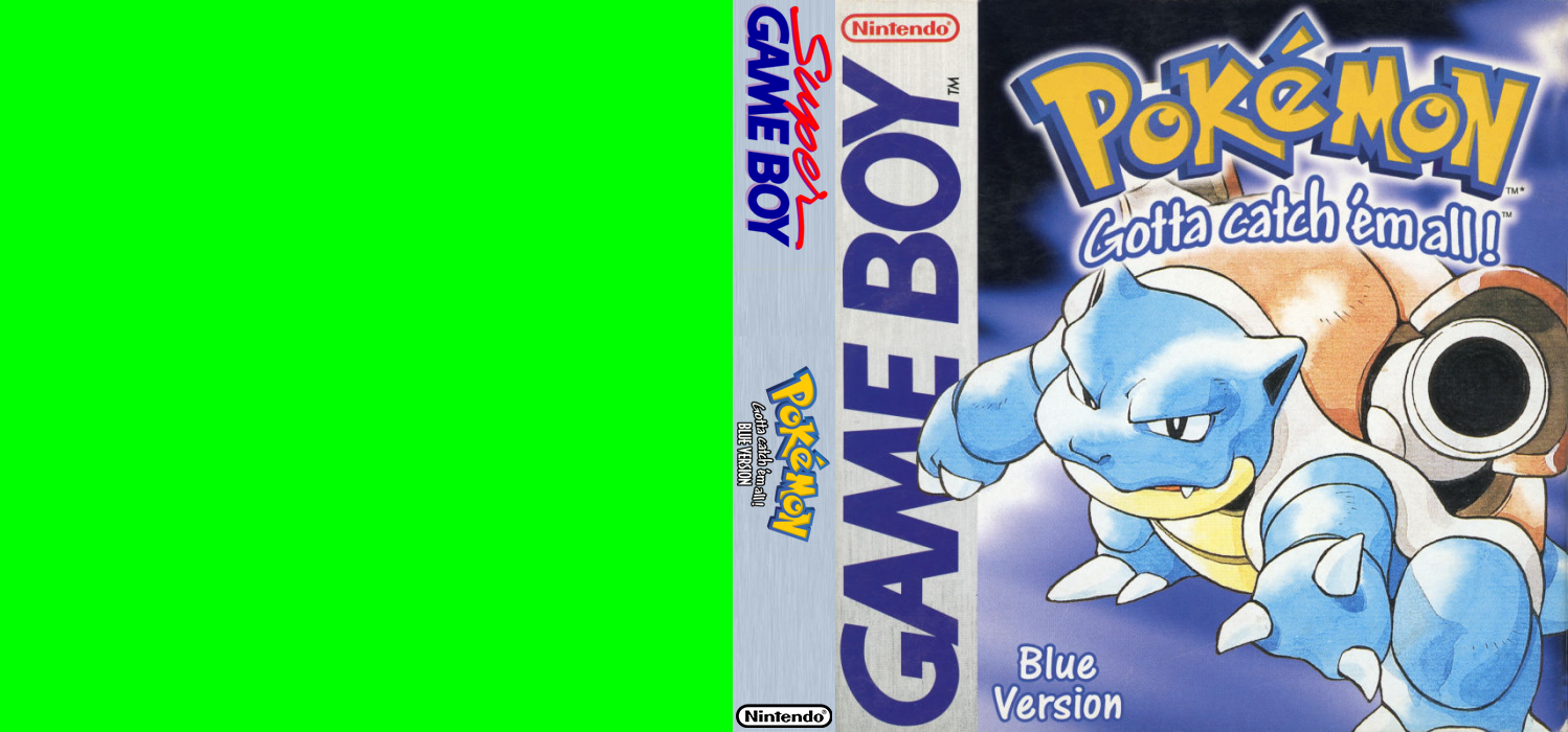 Pokemon - Blue Version — box-texture (EU)