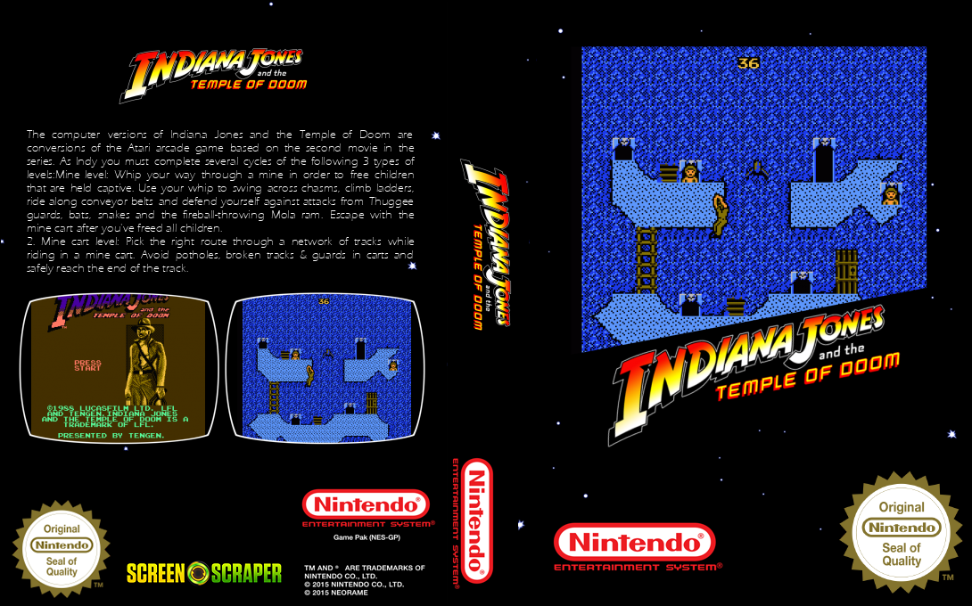 Indiana Jones and the Temple of Doom — box-texture (SS)