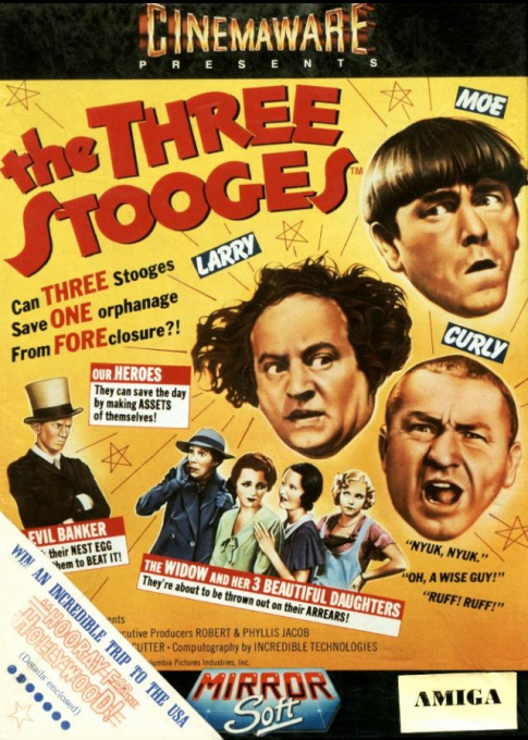 Three Stooges, The box art