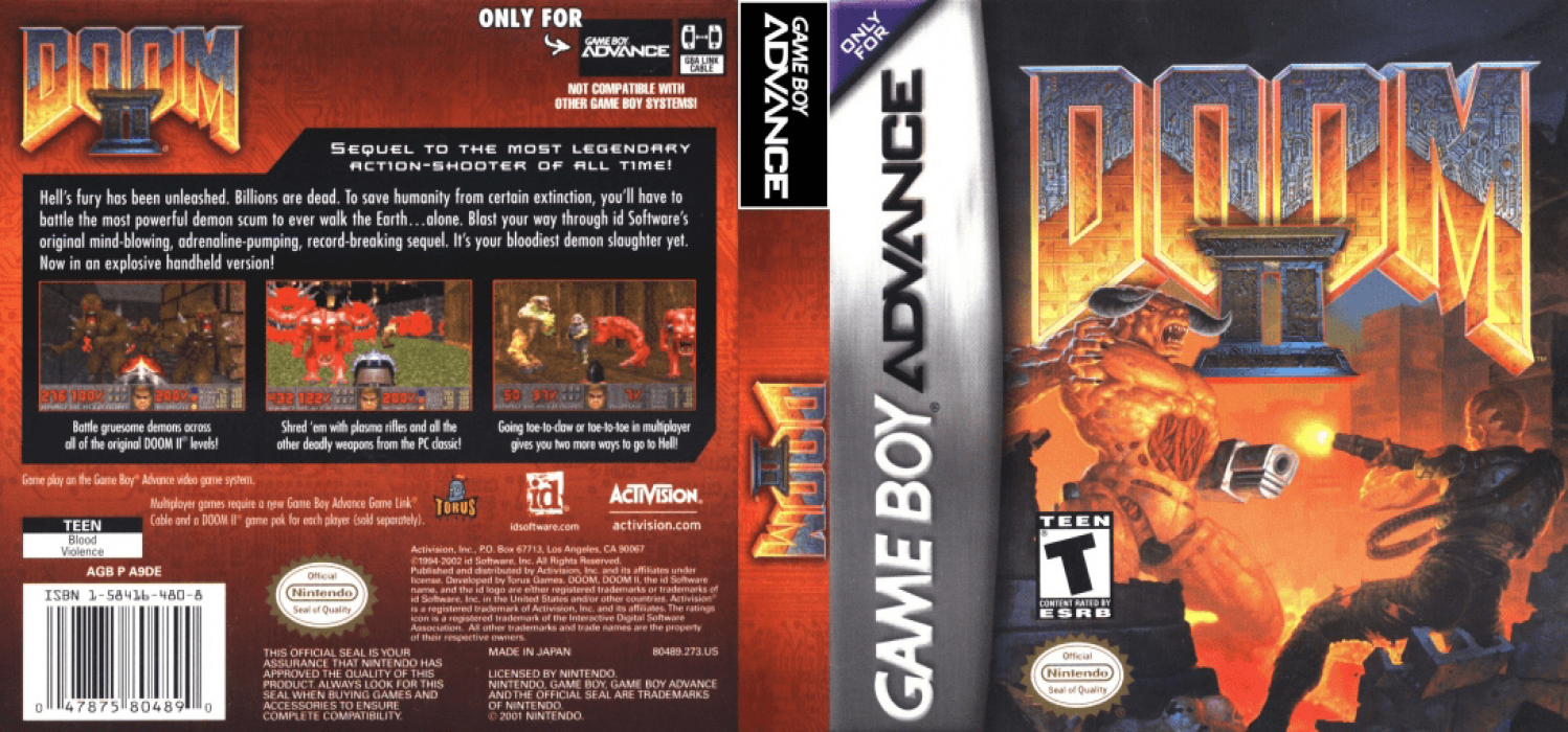 Doom II — box-texture (US)