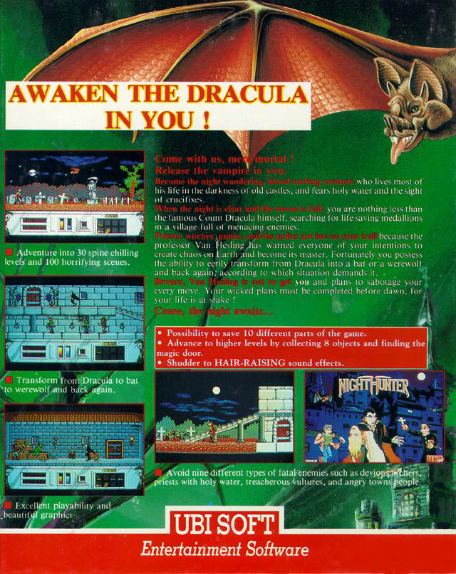 Night Hunter — box-2D-back (EU)