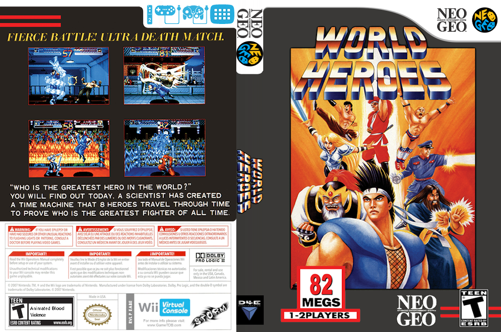 World Heroes — box-texture (US)