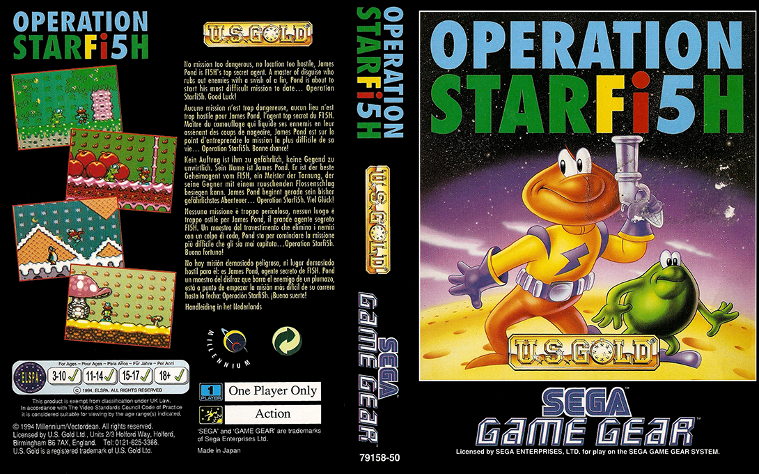James Pond 3 - Operation Starfish — box-texture (EU)
