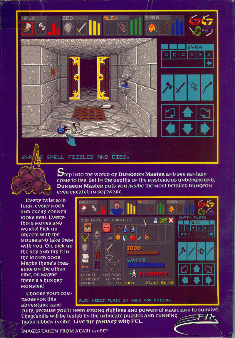 Dungeon Master — box-2D-back (WOR)