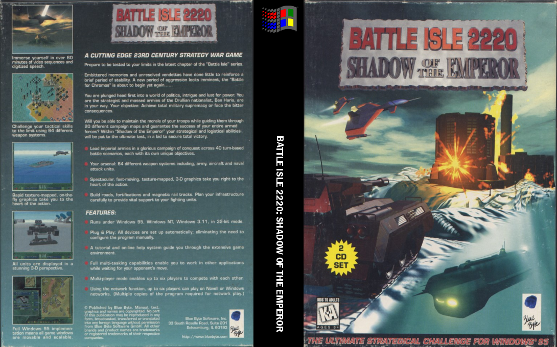 Battle Isle 2220: Shadow of the Emperor — box-texture (WOR)
