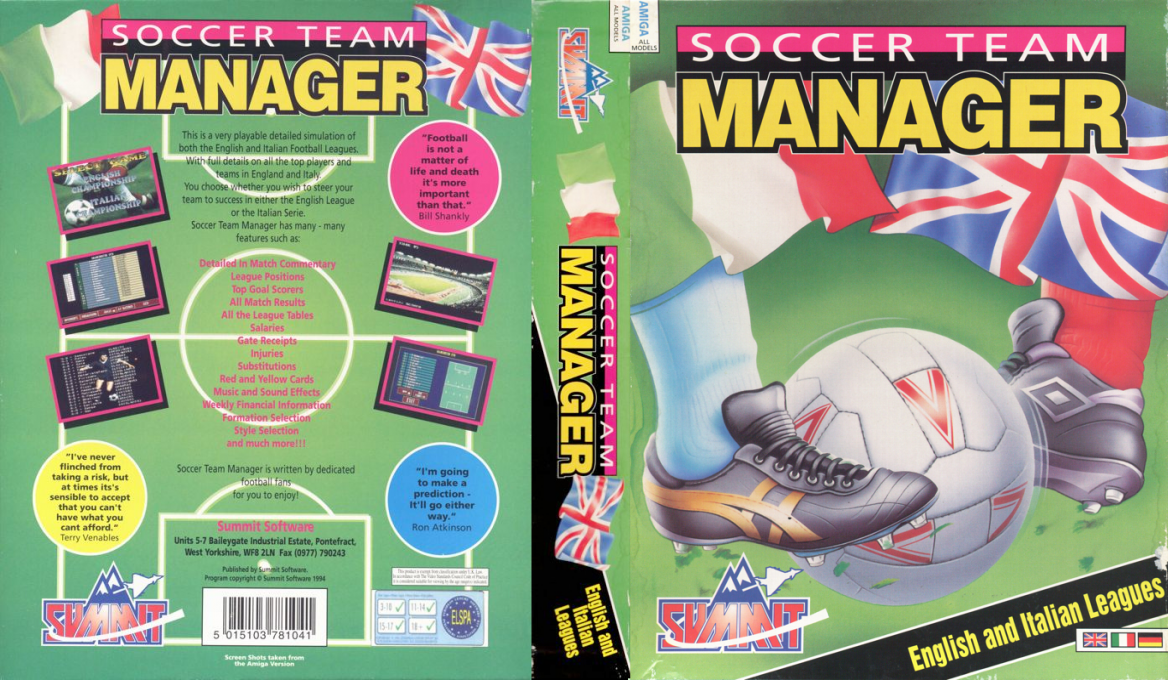 Soccer Team Manager — box-texture (EU)