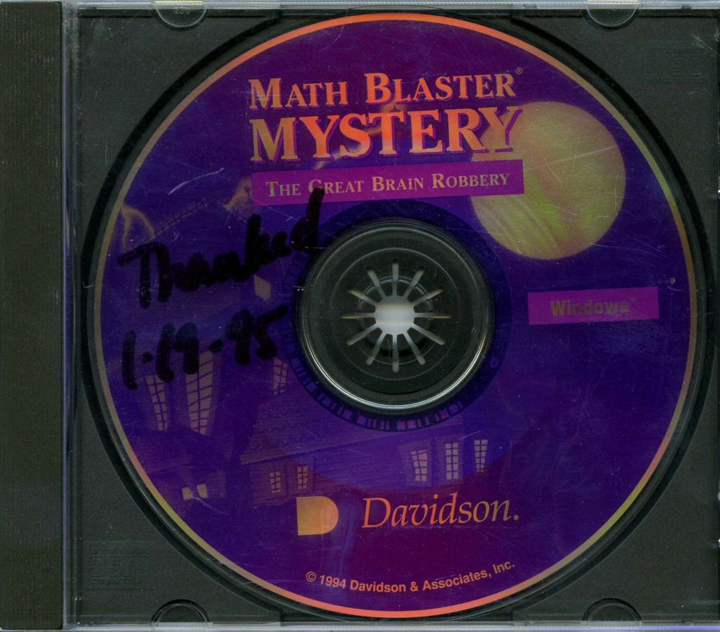 Math Blaster Mystery: The Great Brain Robbery — support-2D (US)