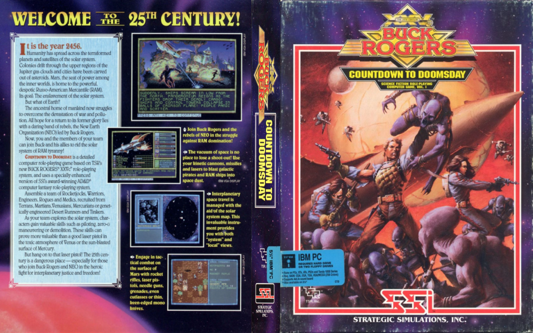 Buck Rogers - Countdown To Doomsday — box-texture (US)