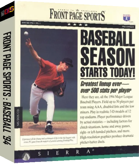 Front Page Sports - Baseball '94 — box-3D (US)