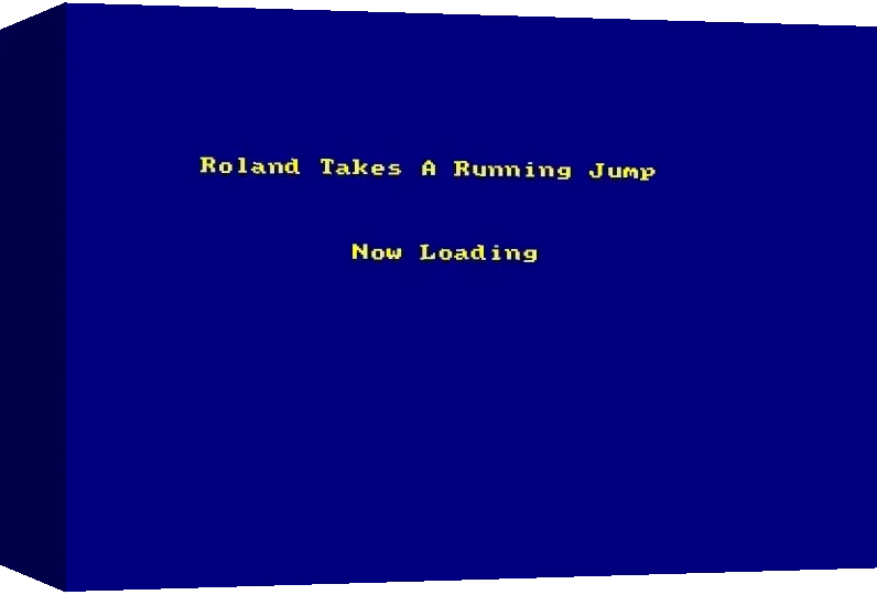 Roland Takes A Running Jump — box-3D (WOR)