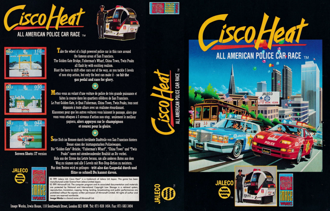 Cisco Heat - All American Police Car Race — box-texture (EU)