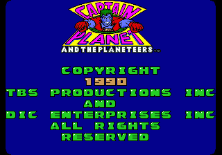 Captain Planet and the Planeteers — sstitle (EU)