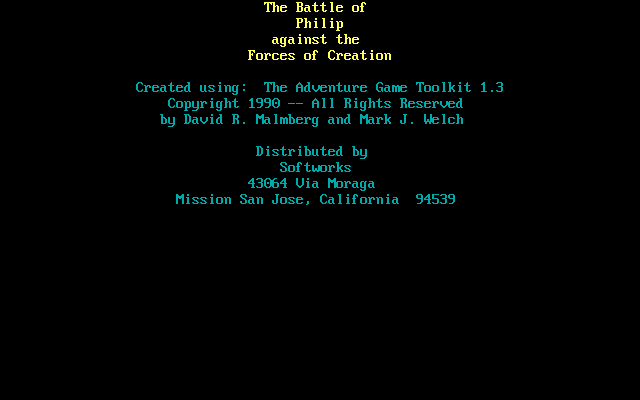 The Battle of Philip against the Forces of Creation box art