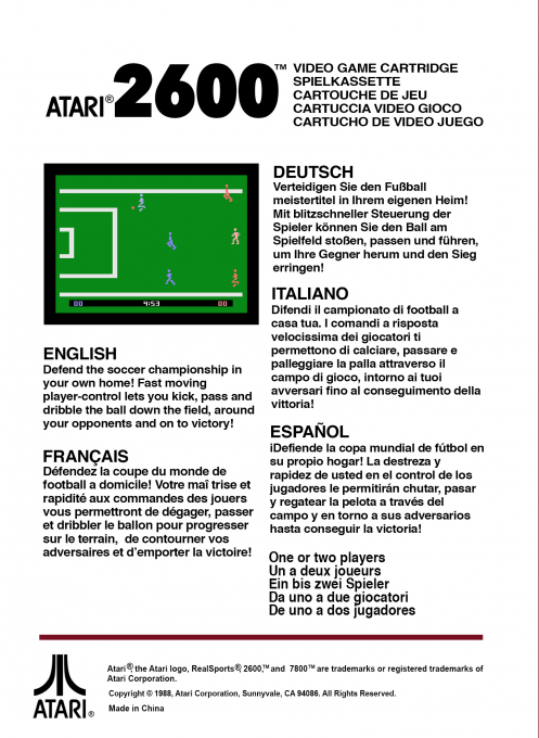 Realsports Soccer — box-2D-back (EU)