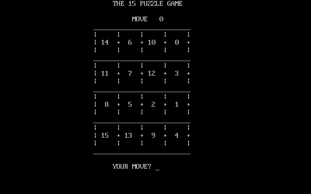 Fifteen Puzzle box art