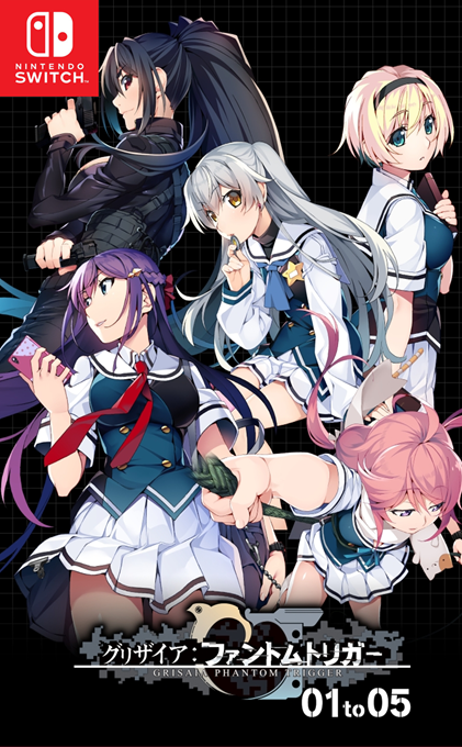 Grisaia - Phantom Trigger 01 to 05 box art