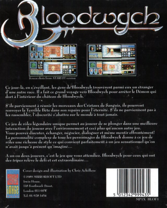 Bloodwych — box-2D-back (FR)