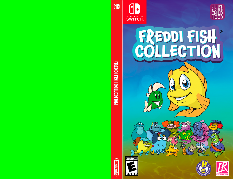 Freddi Fish Collection — box-texture (US)