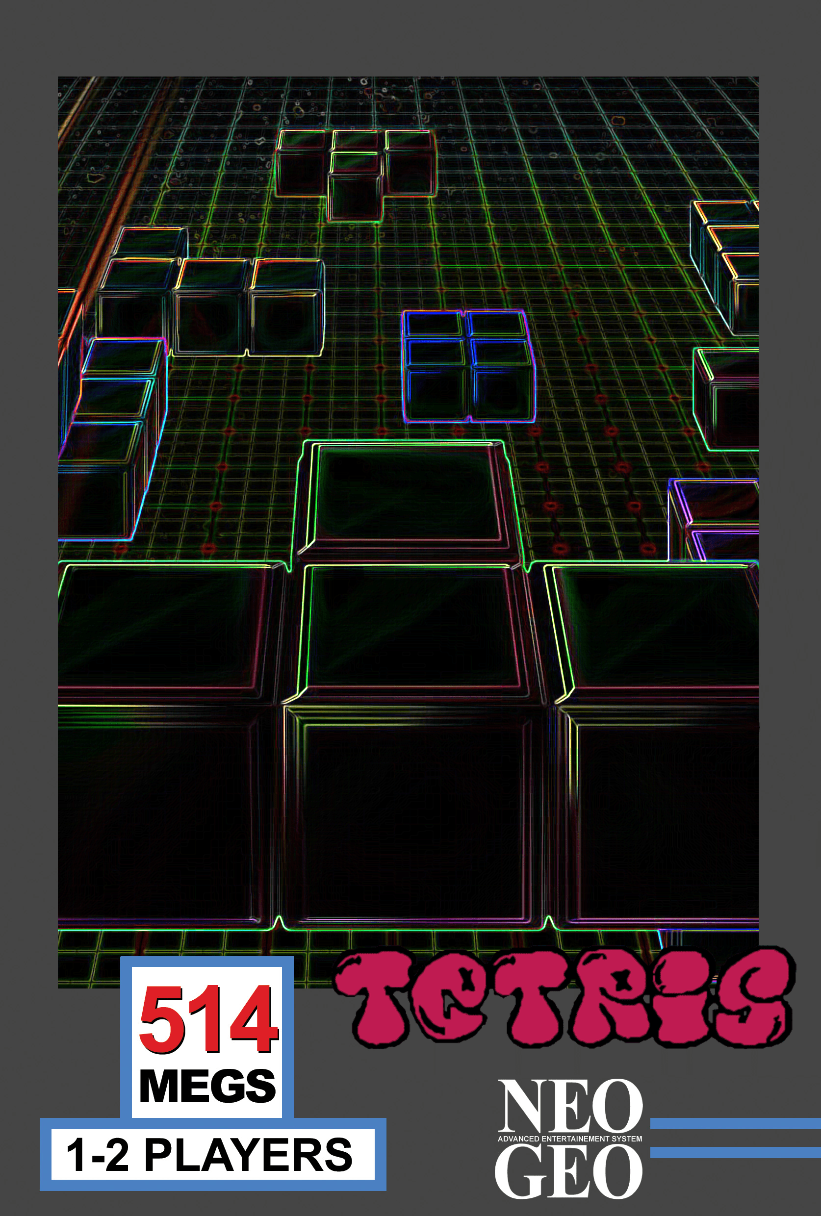 NeoGeo 2-Player Tetris box art