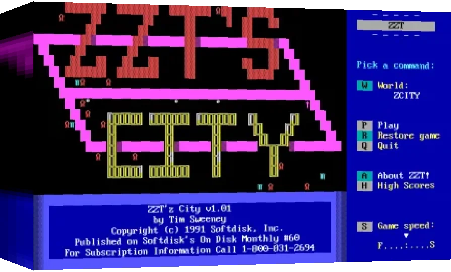Zzt's City — box-3D (WOR)