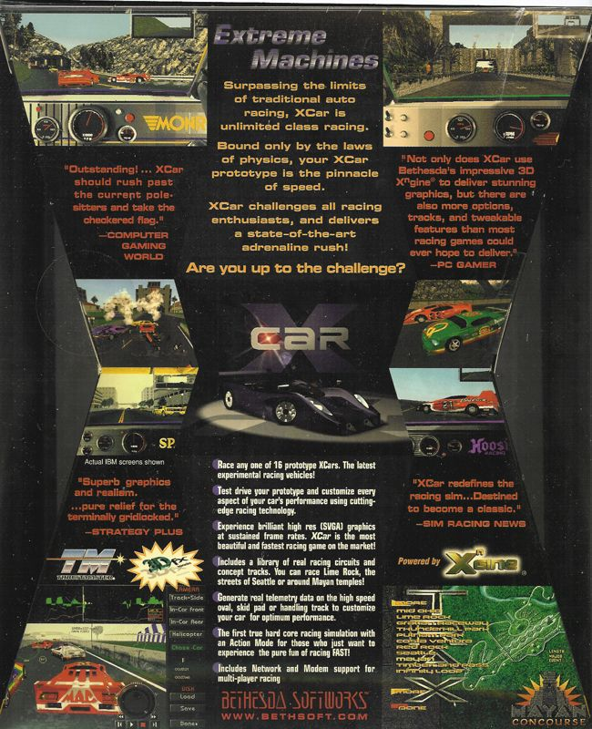 XCar - Experimental Racing — box-2D-back (US)