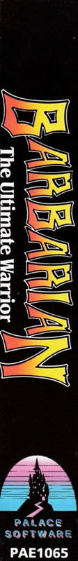 Barbarian - The Ultimate Warrior — box-2D-side (EU)