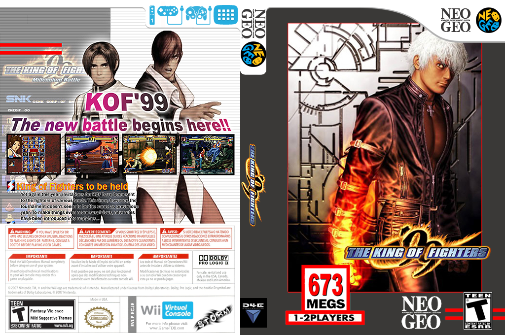 King Of Fighters '99, The — box-texture (US)