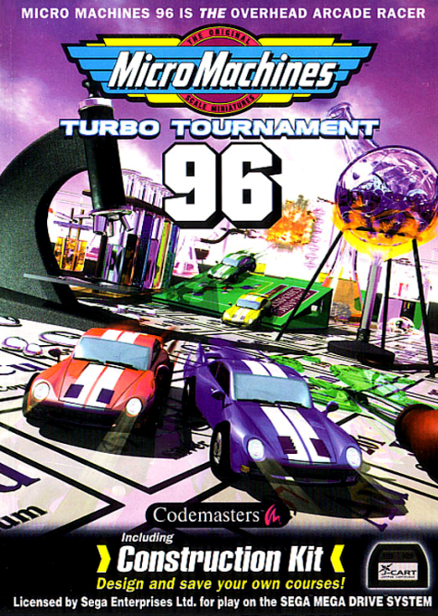 Micro Machines - Turbo Tournament '96 box art