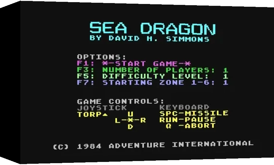 Sea Dragon — box-3D (WOR)
