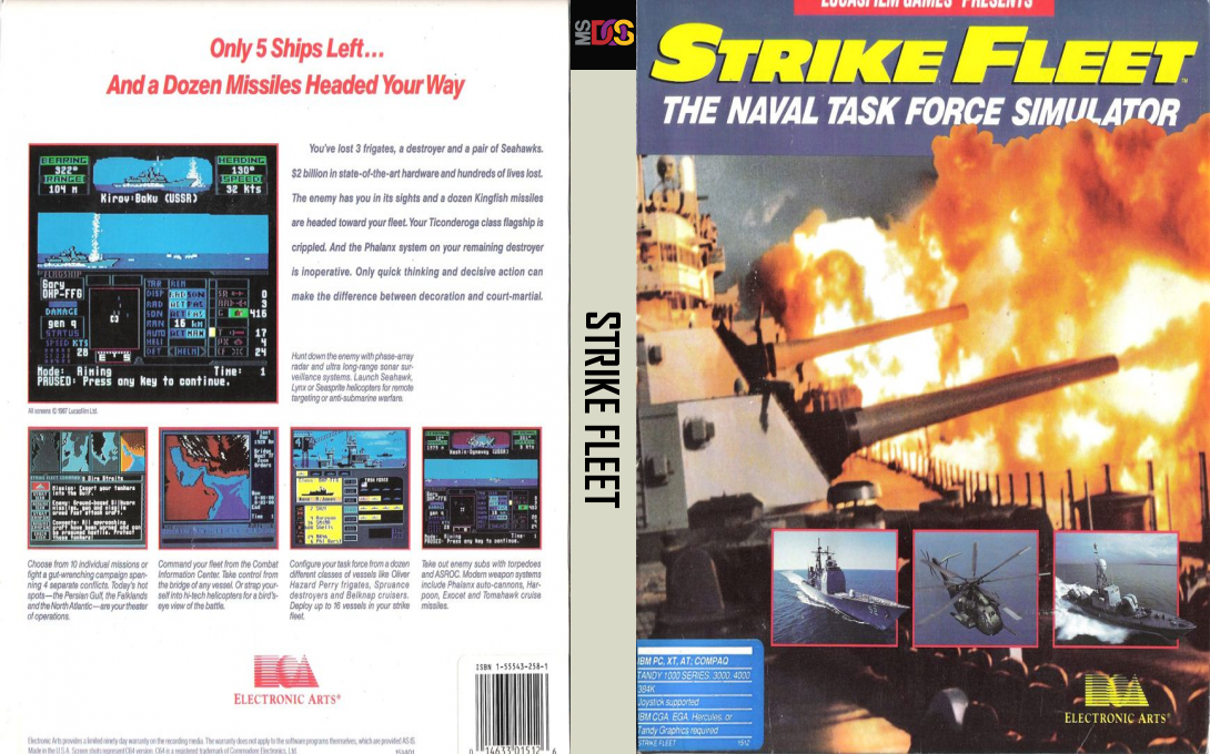 Strike Fleet — box-texture (US)