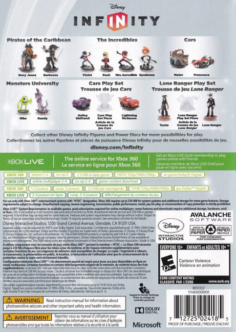 Disney Infinity — box-2D-back (US)