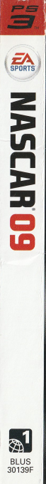 NASCAR 09 — box-2D-side (CA)