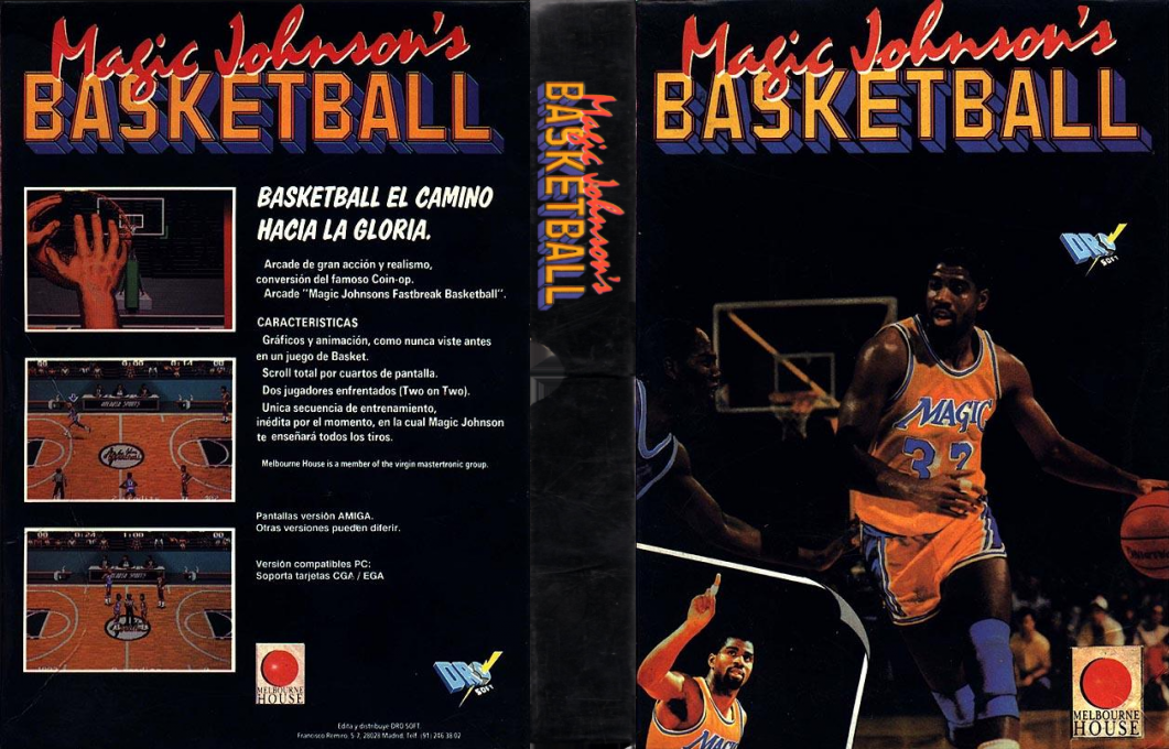 Magic Johnson's Basketball — box-texture (SP)