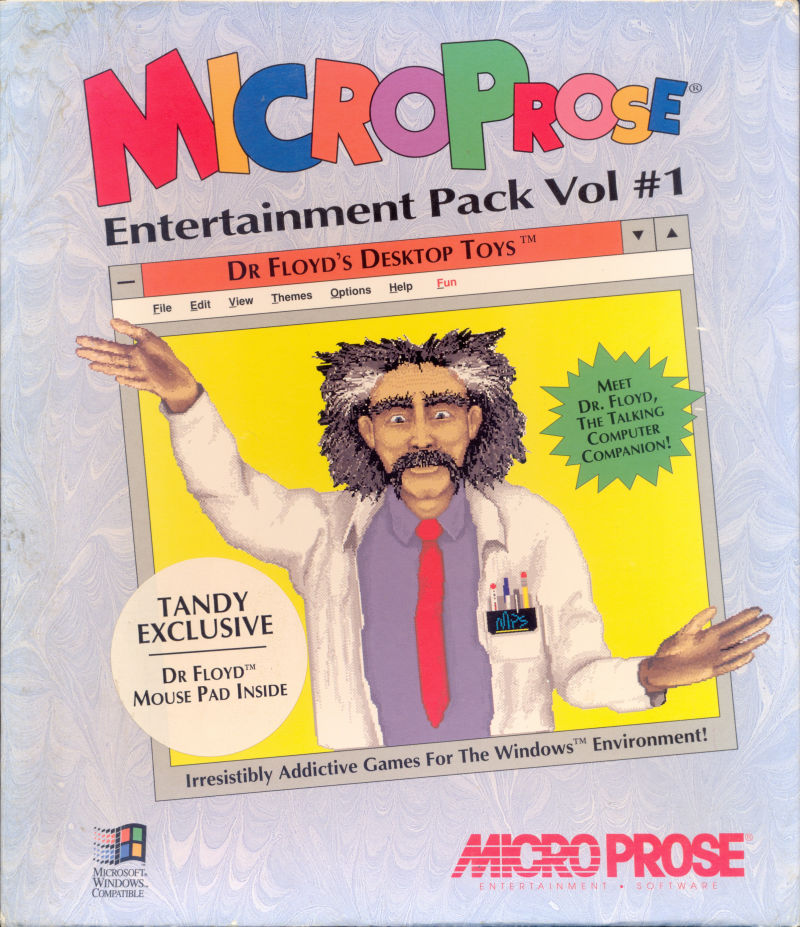 MicroProse Entertainment Pack Vol #1: Dr Floyd's Desktop Toys box art