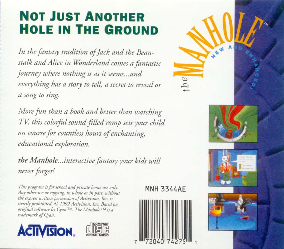 Manhole, The - New and Enhanced — box-2D-back (CUS)