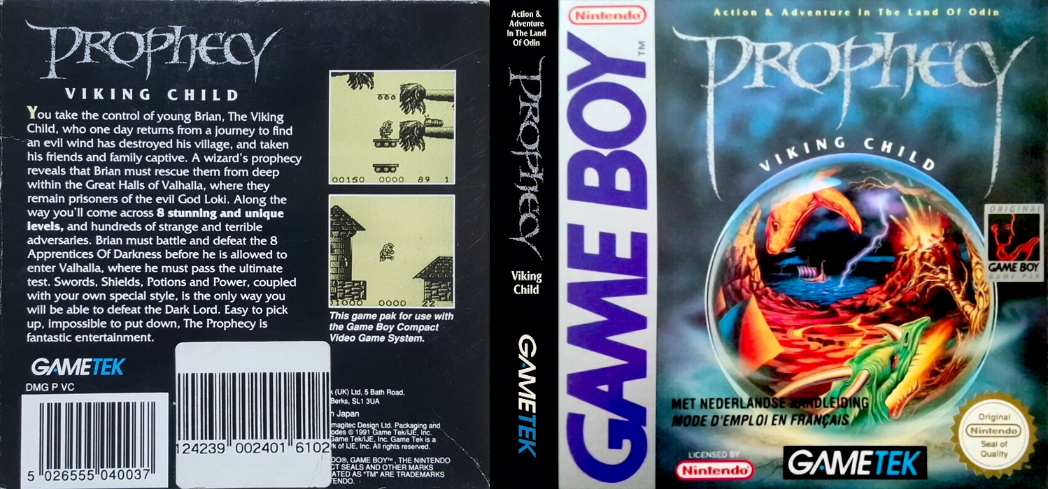 Prophecy : The Viking Child — box-texture (EU)