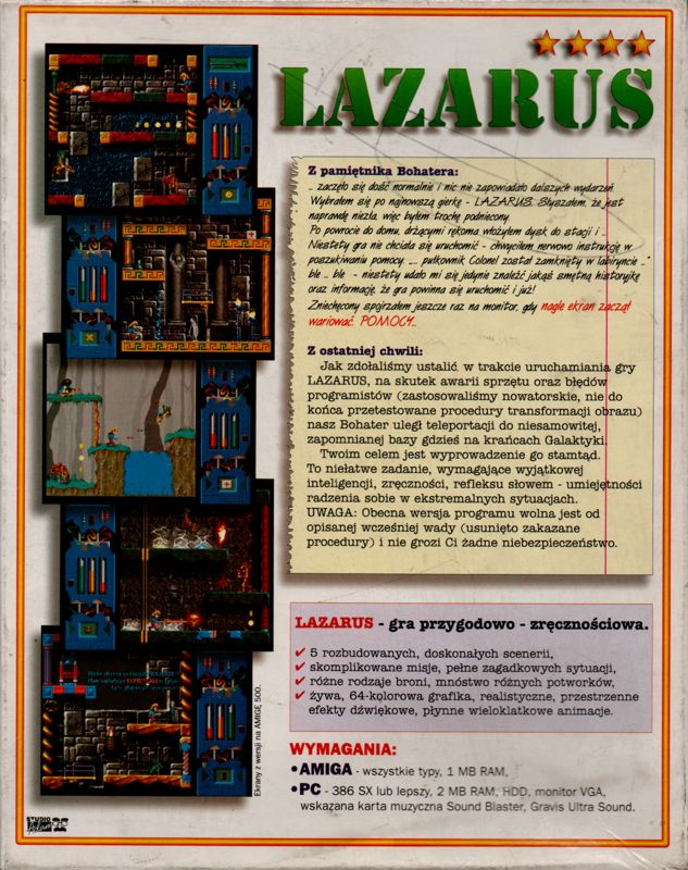 Lazarus — box-2D-back (PL)