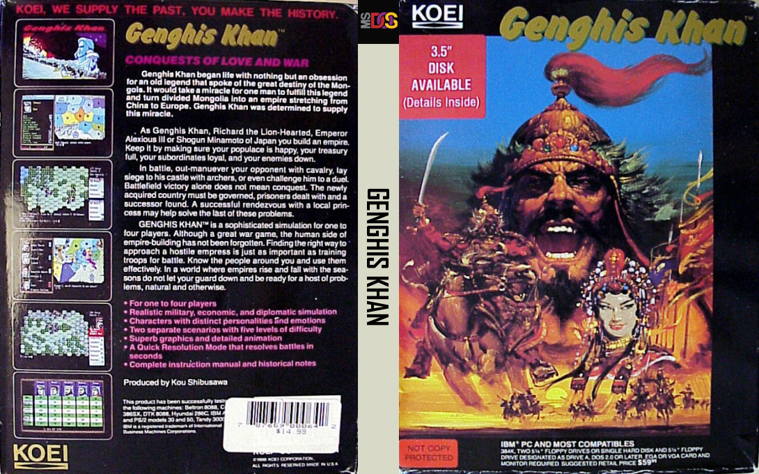 Genghis Khan — box-texture (US)