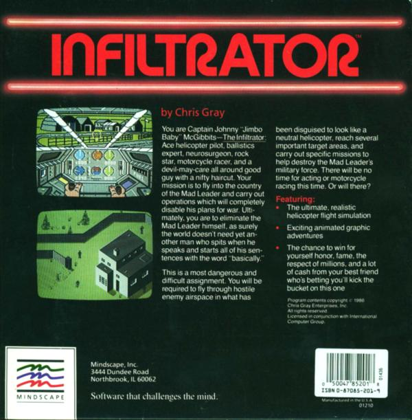 Infiltrator — box-2D-back (US)