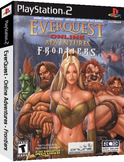 EverQuest - Online Adventures - Frontiers — box-3D (US)