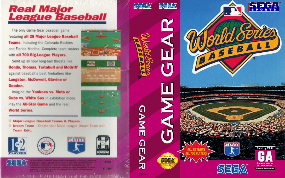 World Series Baseball — box-texture (US)