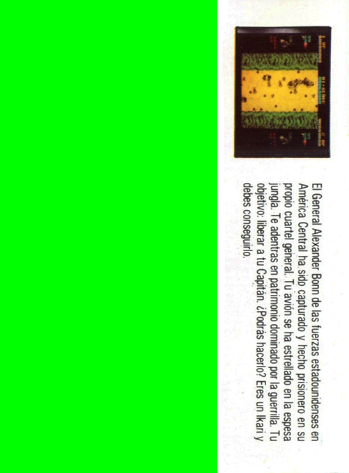 Ikari Warriors — box-2D-back (SP)