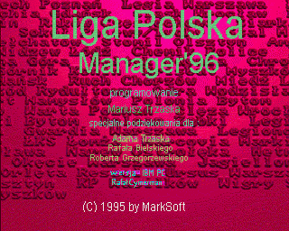 Liga Polska Manager '96 — sstitle (WOR)