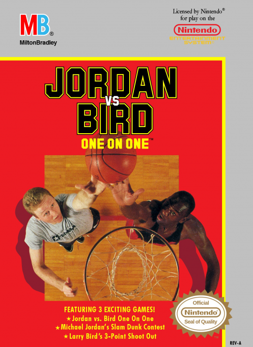 Jordan vs Bird - One on One box art